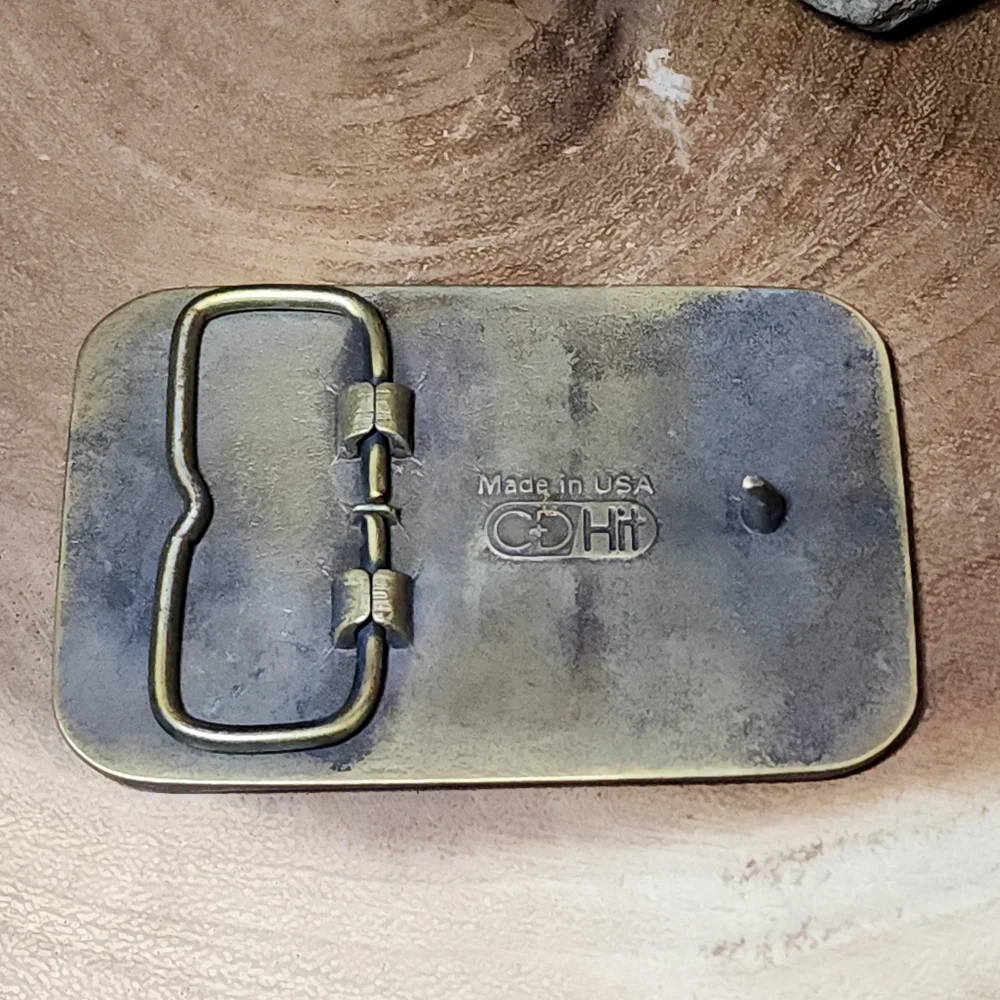 Vintage Evan Williams Metal Belt Buckle